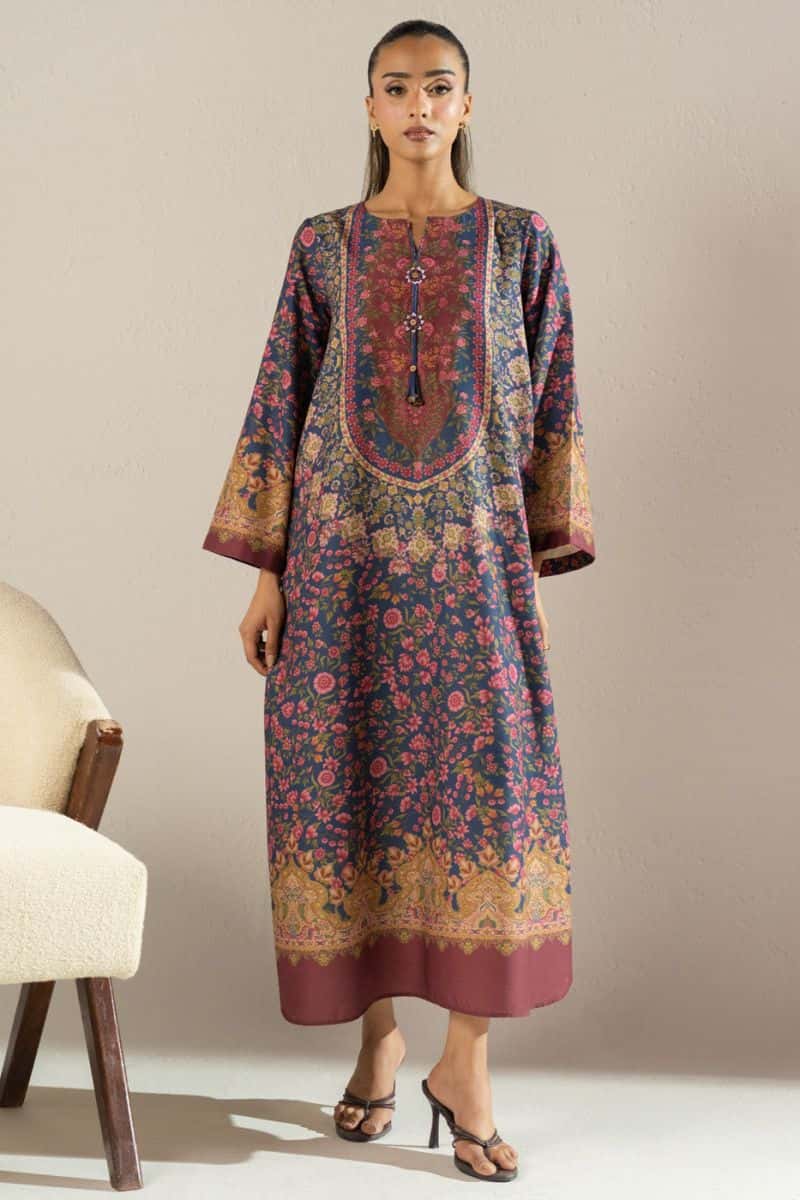 Printed Poly Khaddar Ready-to-Wear Suit