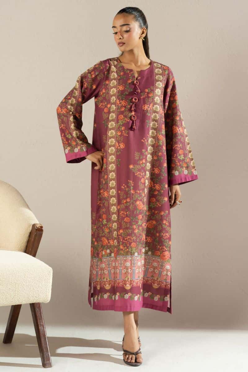 Printed Poly Khaddar Ready-to-Wear Suit