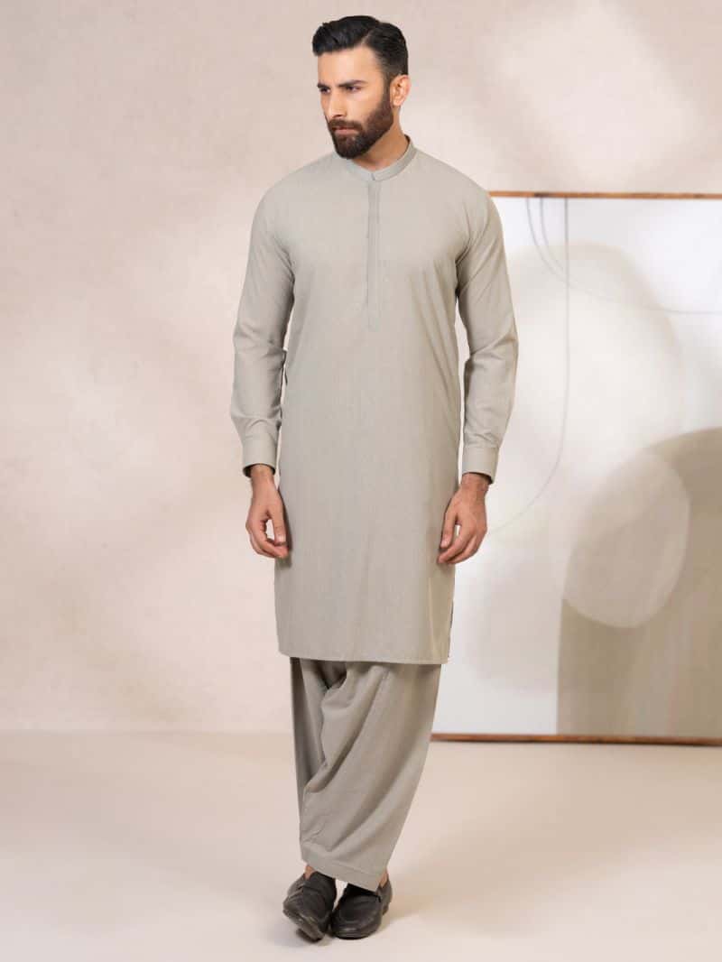 Sage Green Kameez Shalwar