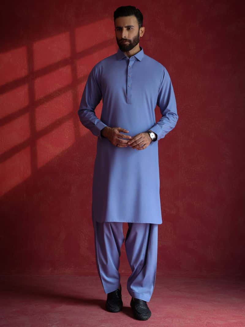 Lilac Kameez Shalwar