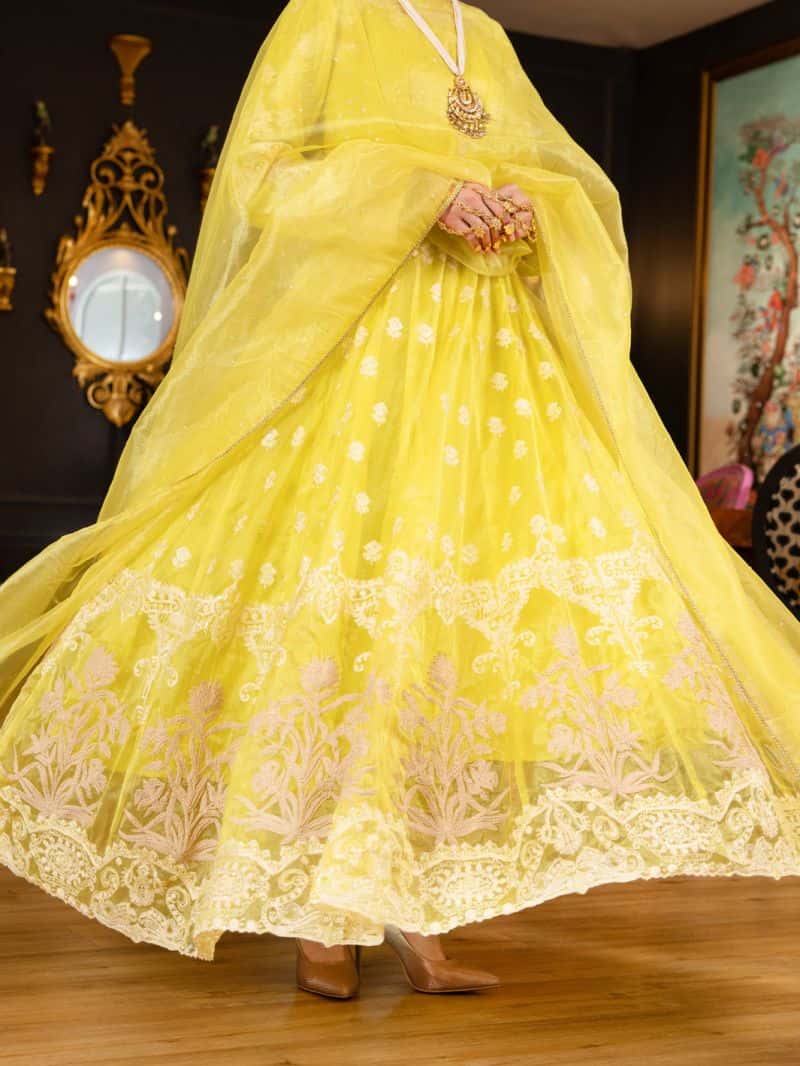 Lemon Shimmer 3Pc Formal Stitched