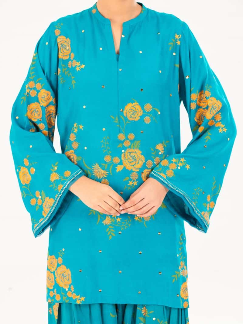 Ferozi Raw Silk 2Pc Stitched - alternate view