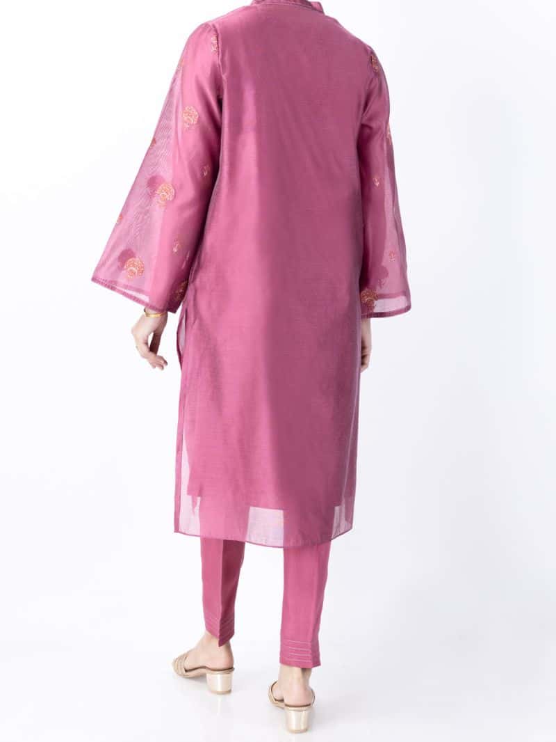 Magenta Poly Cotton 2Pc Stitched - alternate view