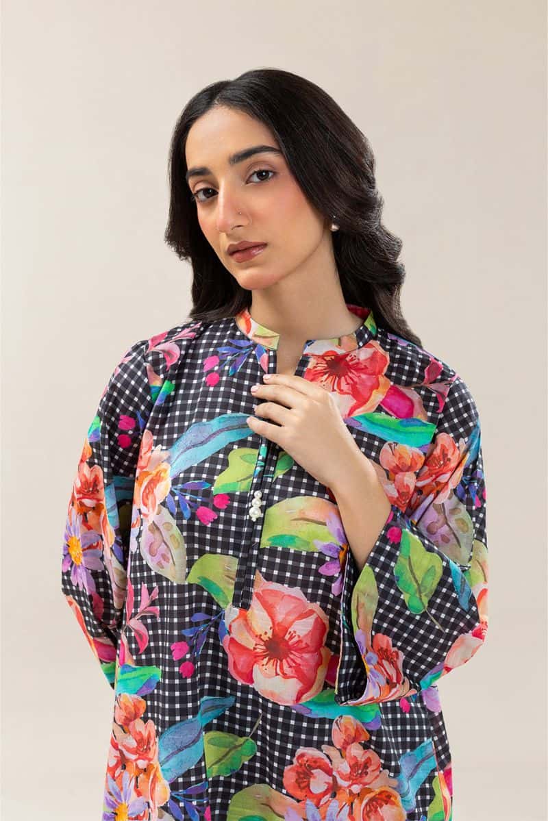2 PIECE PRINTED DORIA LAWN SUIT (PRET) - alternate view