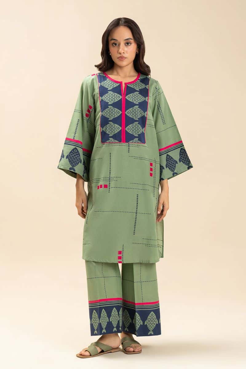 2 PIECE SOLID JACQUARD SUIT (PRET)
