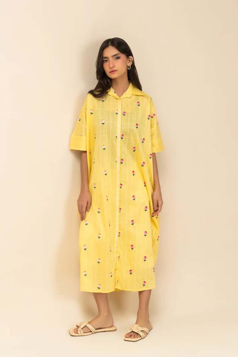 EMBROIDERED DORIA SHIRT (PRET)