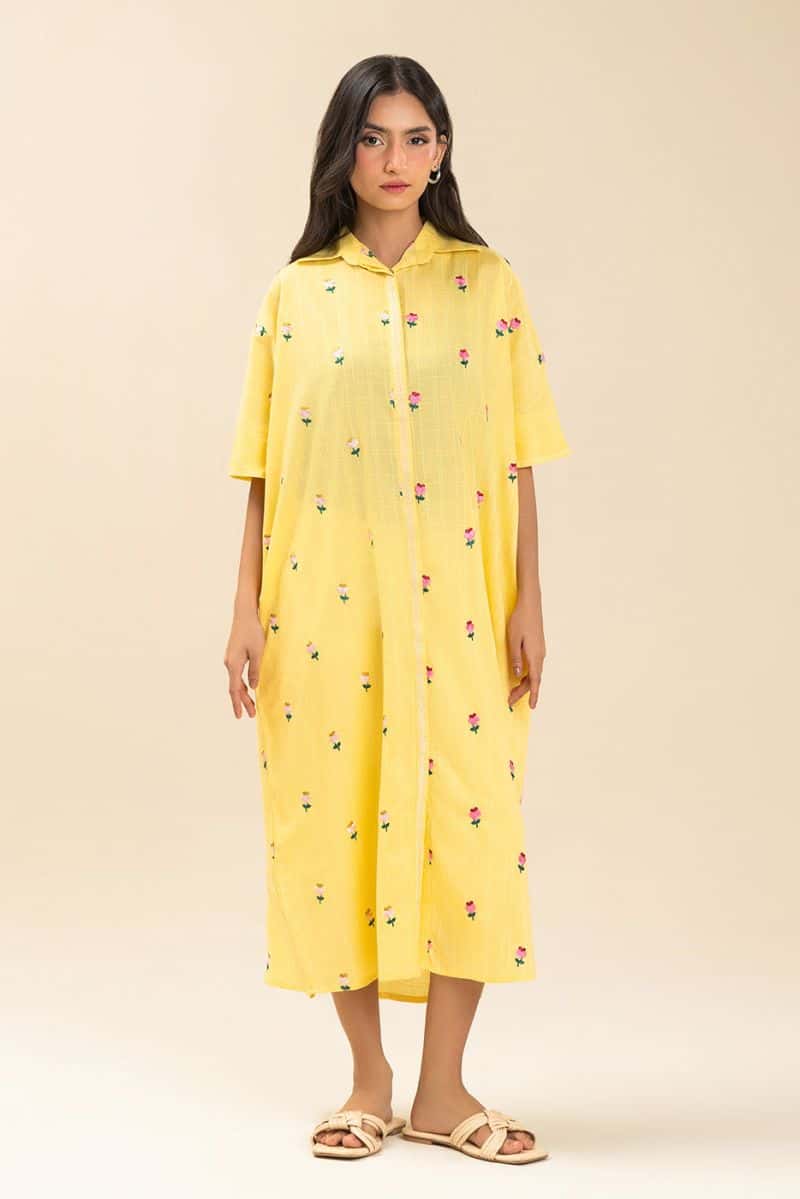 EMBROIDERED DORIA SHIRT (PRET) - alternate view
