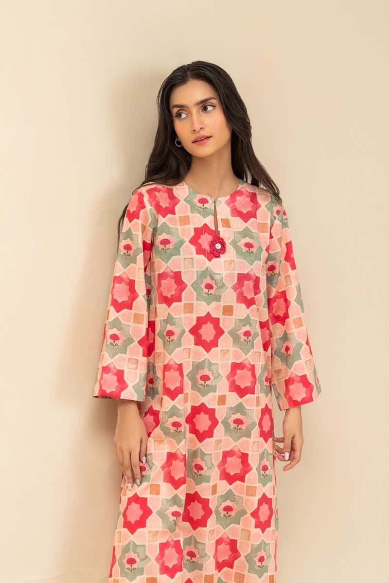 2 PIECE PRINTED LAWN SUIT (PRET)