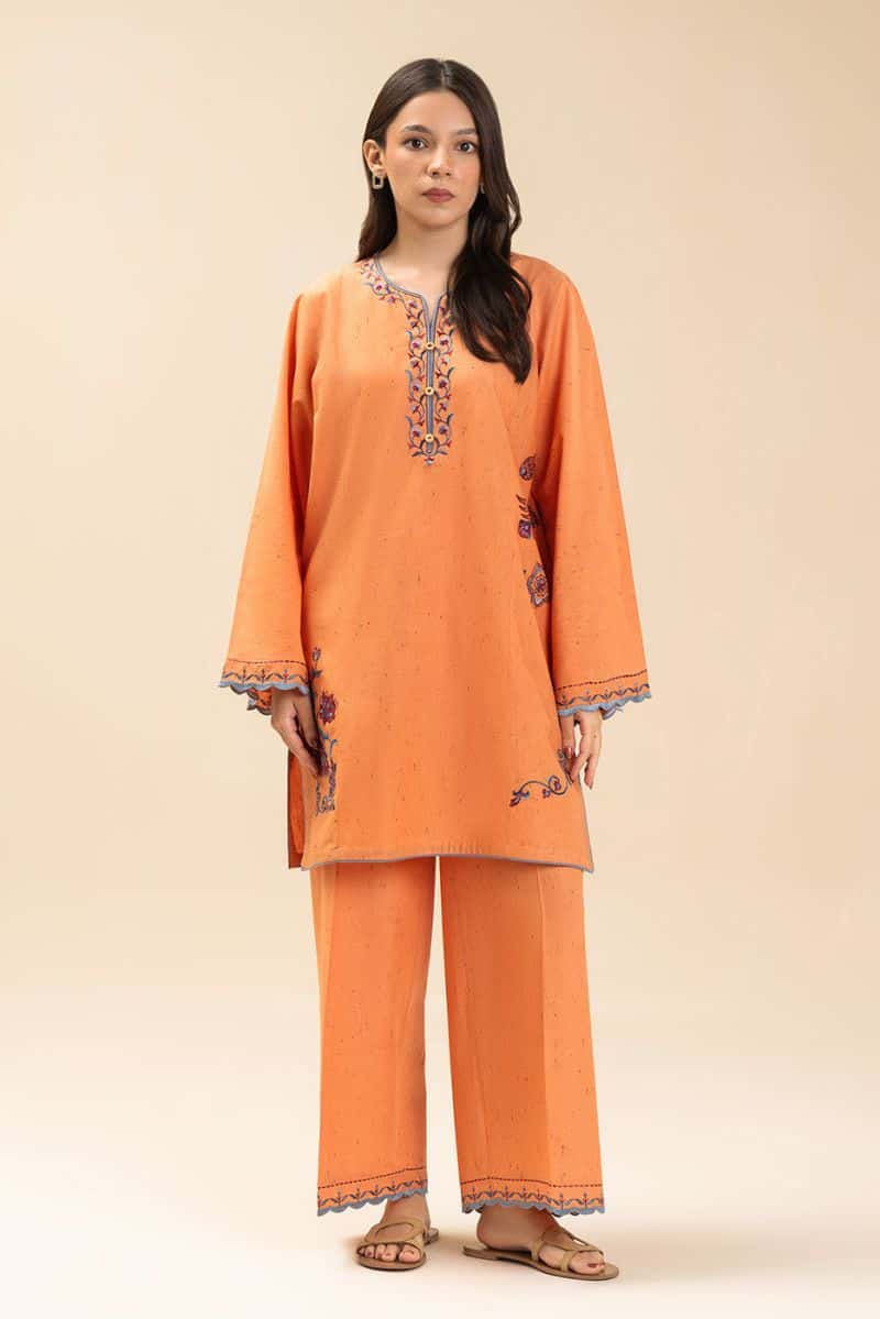 2 PIECE EMBROIDERED MULTI NEPS SUIT (PRET) - alternate view