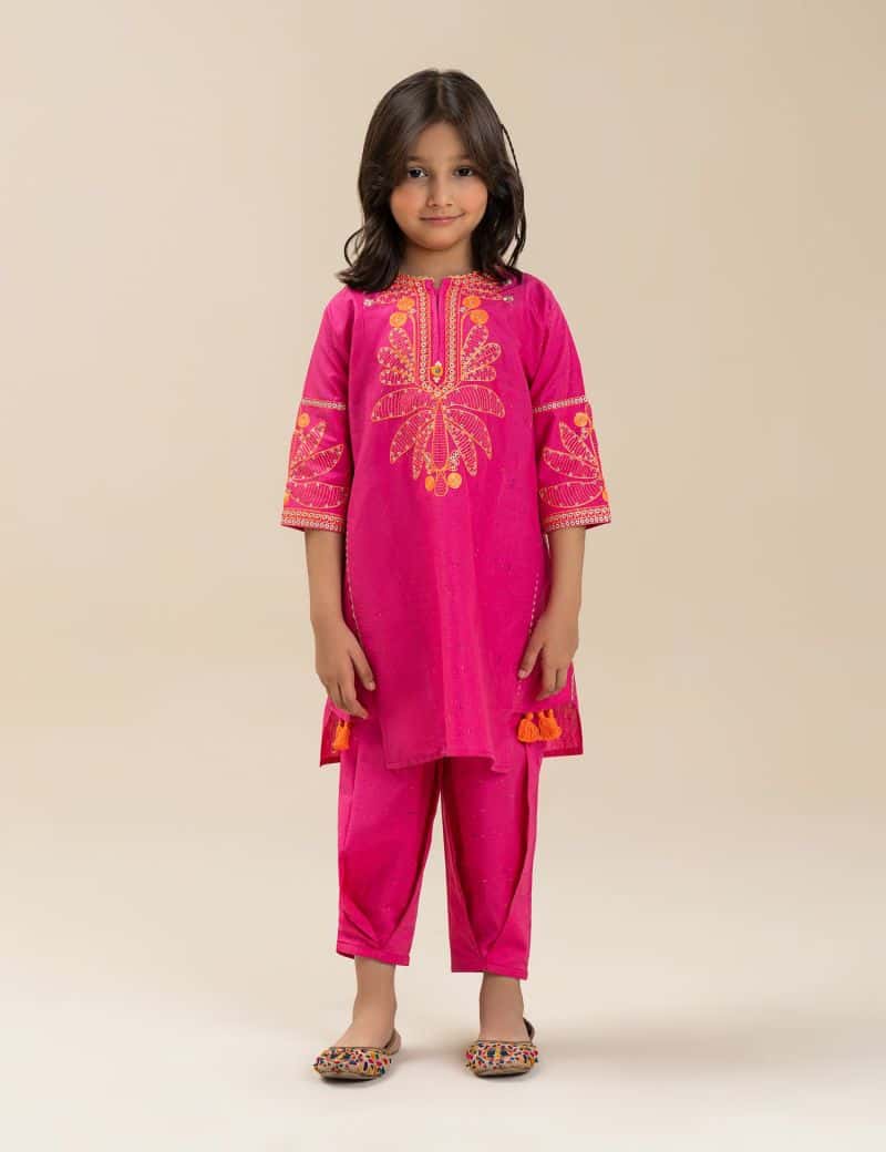 2 PIECE STYLISH EMBROIDERED SUIT