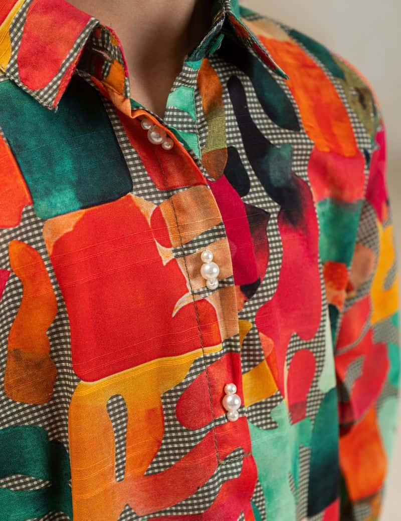 2 PIECE DIGITAL PRINTED SUIT - alternate view