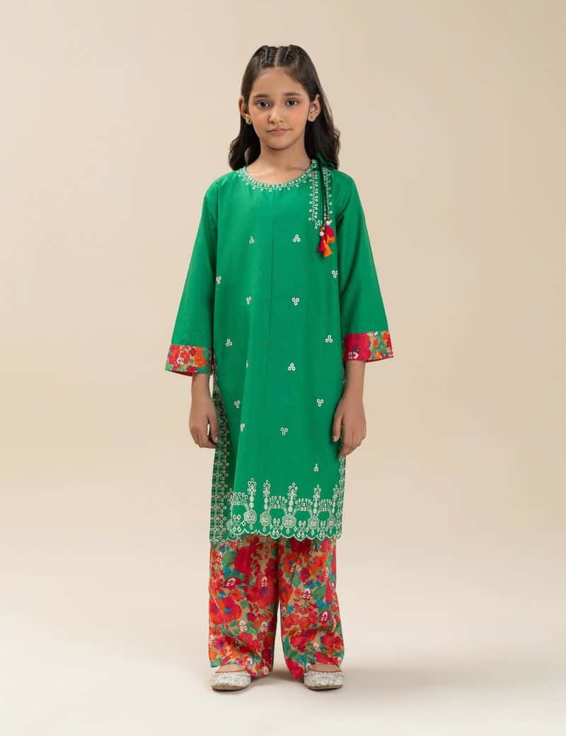 2 PIECE EMBROIDERED SUIT