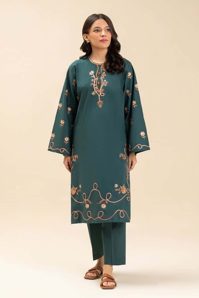 2 PIECE EMBROIDERED LAWN SUIT (PRET) - alternate view