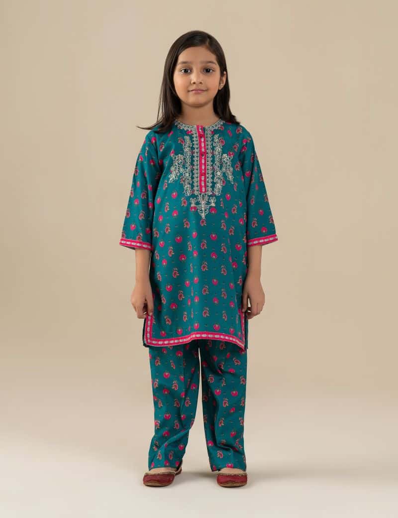 2 PIECE ETHNIC EMBROIDERED SUIT