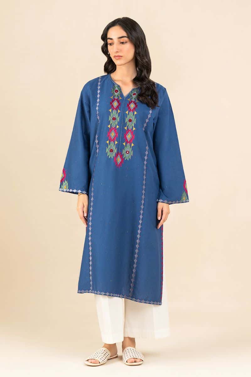 EMBROIDERED MULTI NEPS SHIRT (PRET)