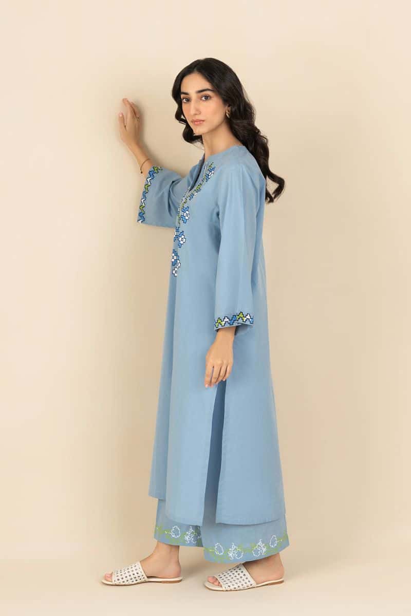2 PIECE DOBBY SUIT (PRET)