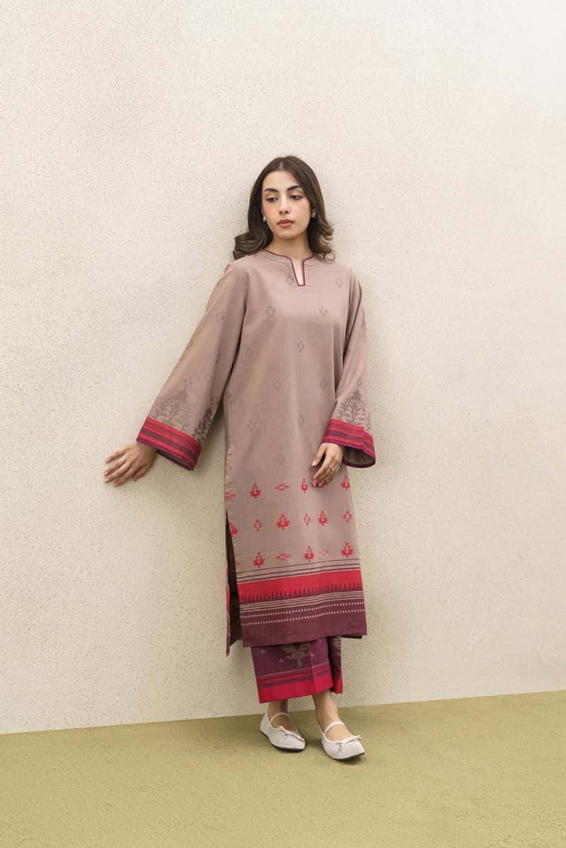 2 PIECE SOLID JACQUARD SUIT (PRET)