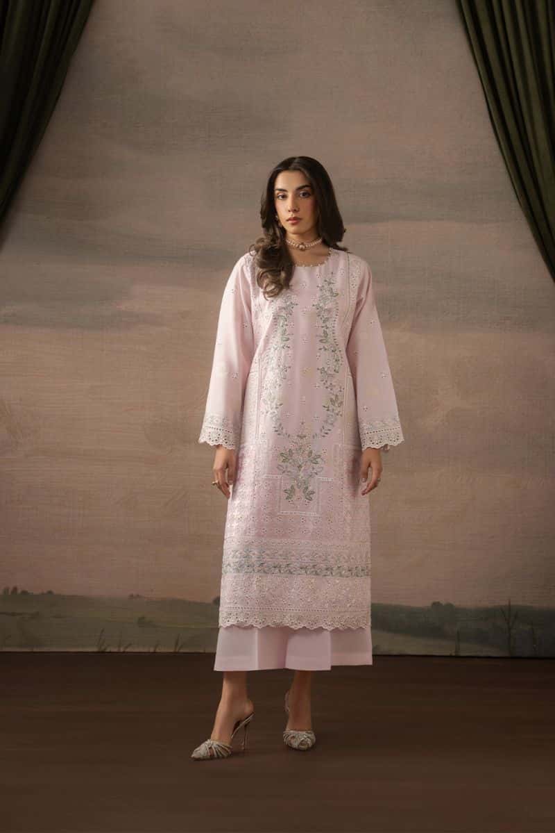 2 PIECE EMBROIDERED ZARI JACQUARD SUIT (LUXURY PRET) - alternate view