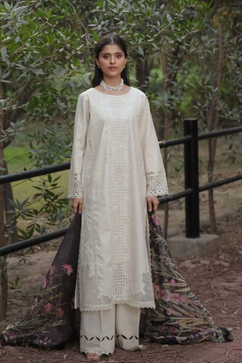 Embroidered Cambric 2 Piece Unstitched Suit