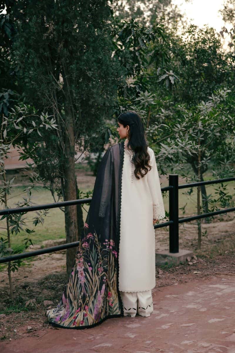 Embroidered Cambric 2 Piece Unstitched Suit - alternate view