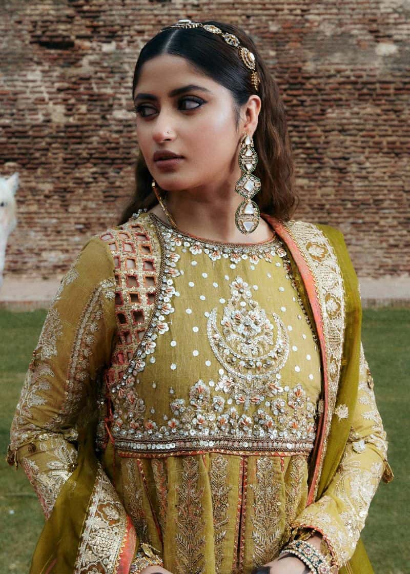 Embroidered Raw Silk 2 Piece Unstitched Suit - alternate view