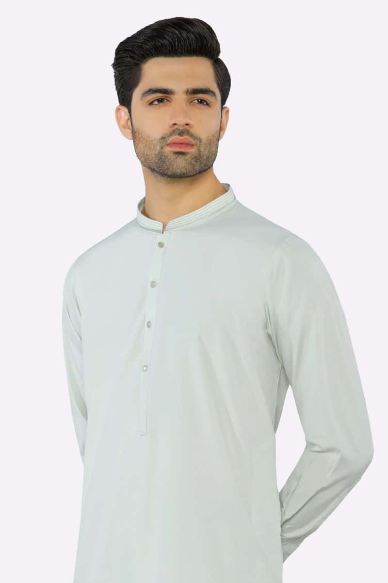 Light Green Wash & Wear Shalwar Kameez