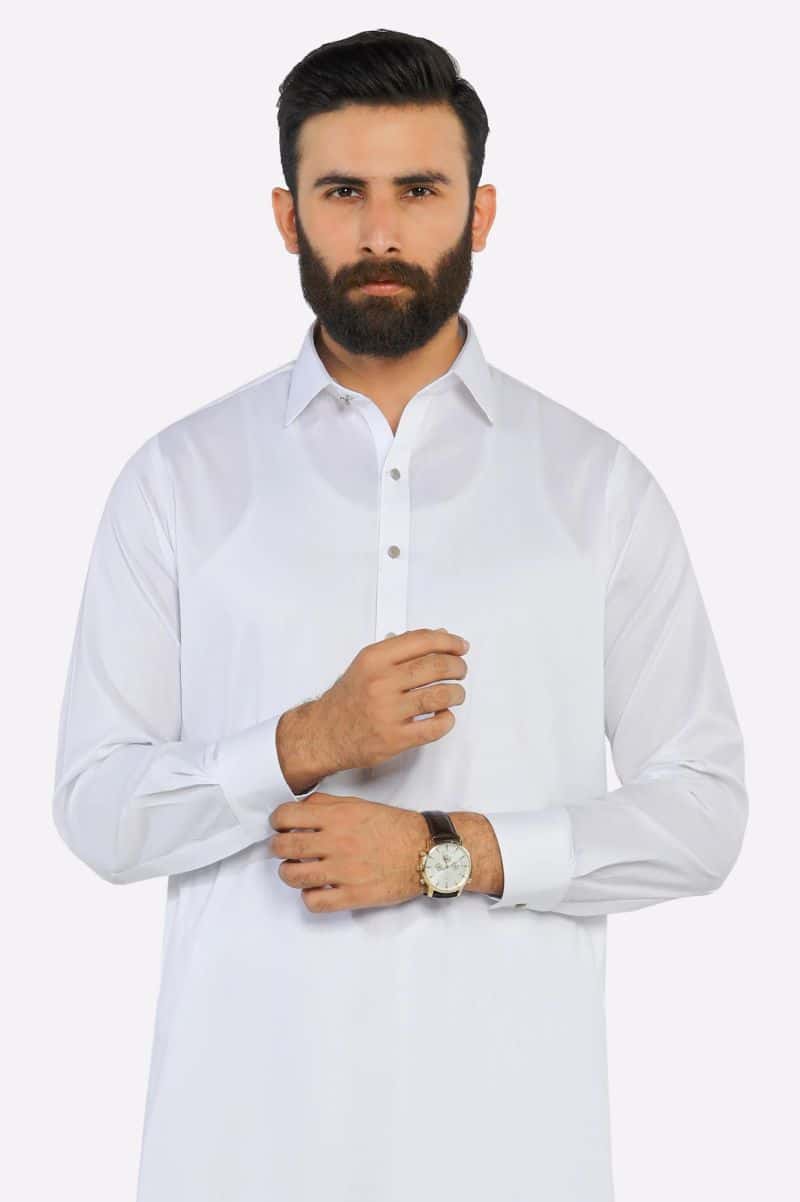 White Cotton Shalwar Kameez