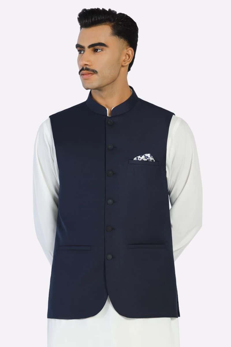 Dark Blue Waistcoat