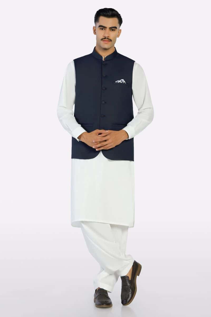 Dark Blue Waistcoat - alternate view
