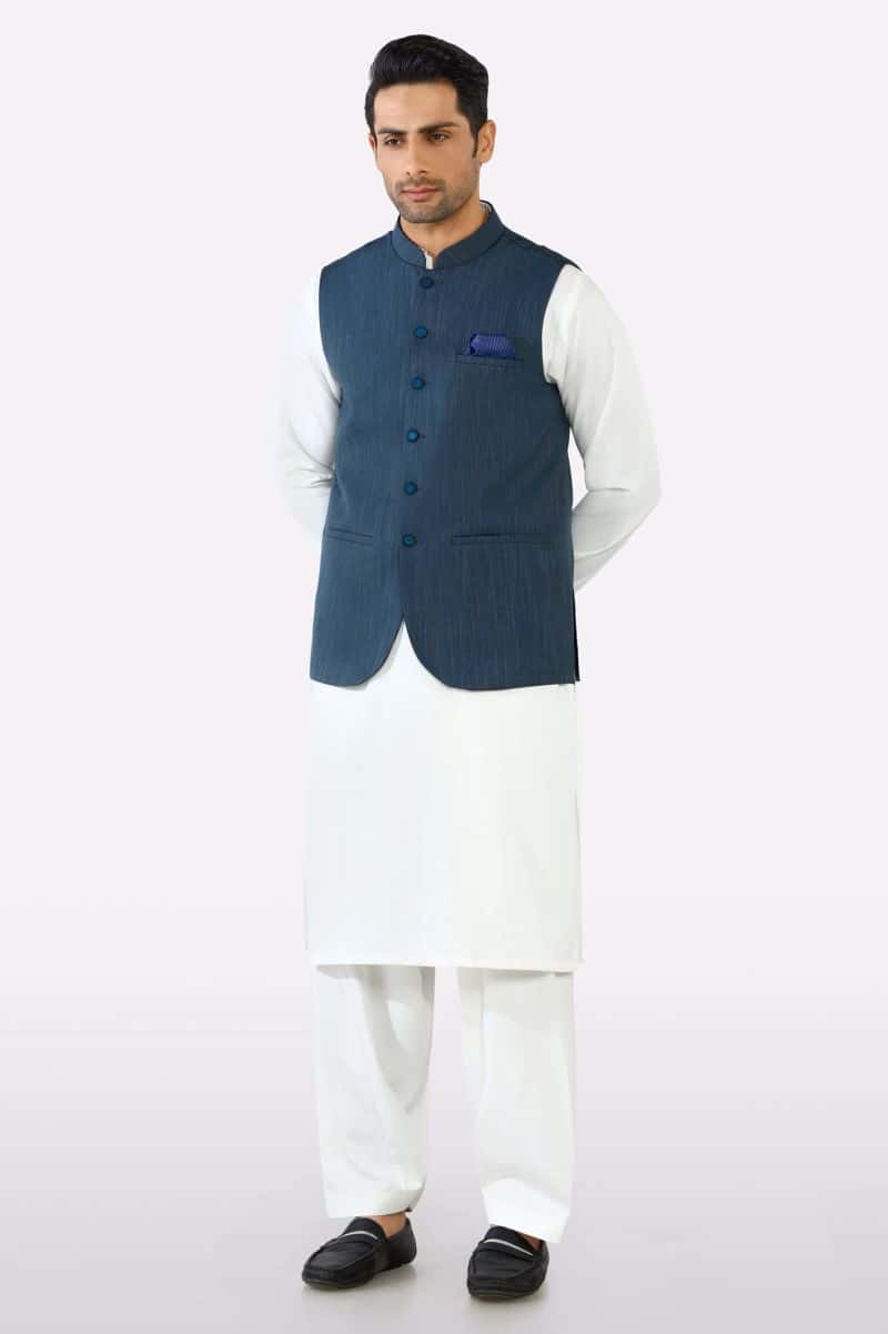 Dark Blue Waistcoat - alternate view