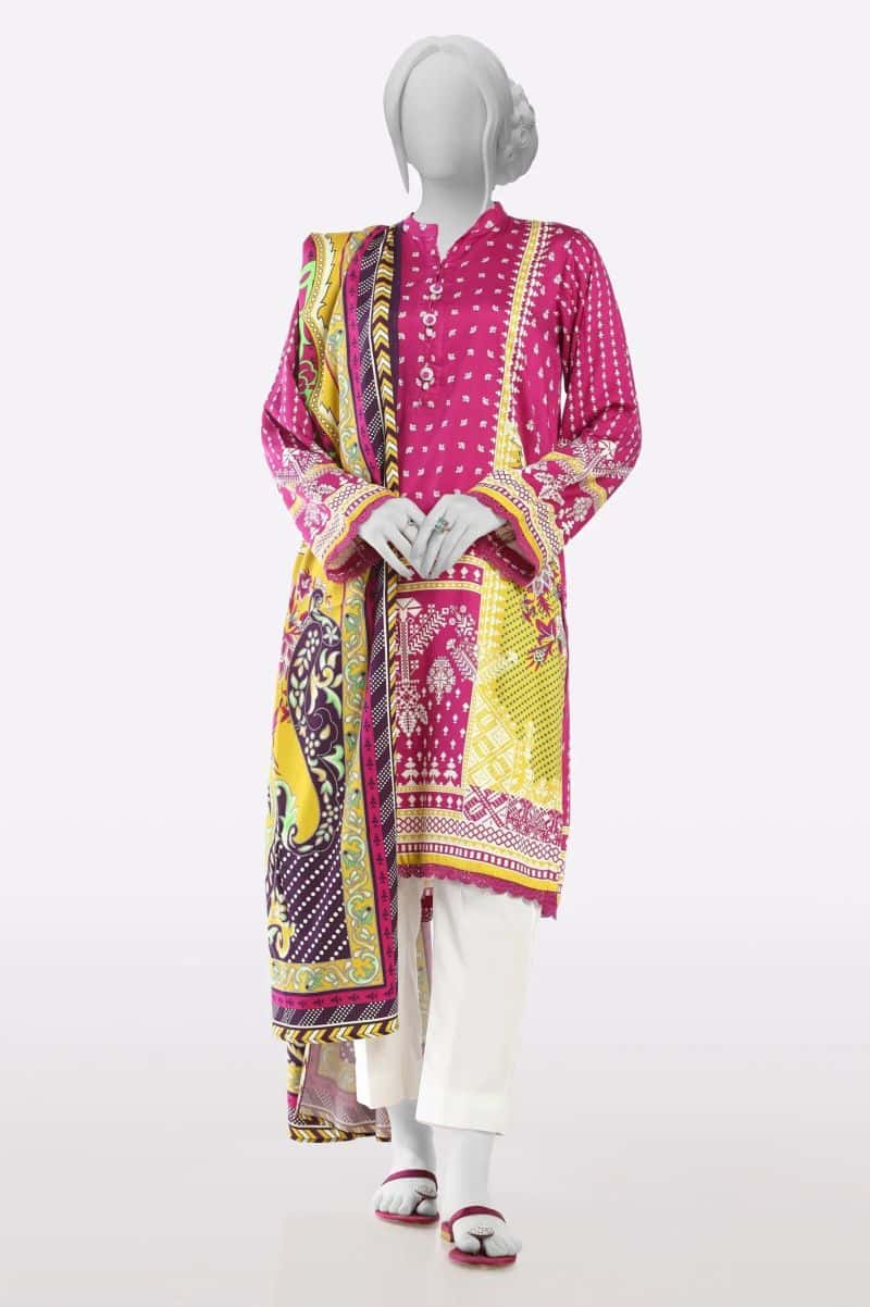 Printed Shirt and Dupatta