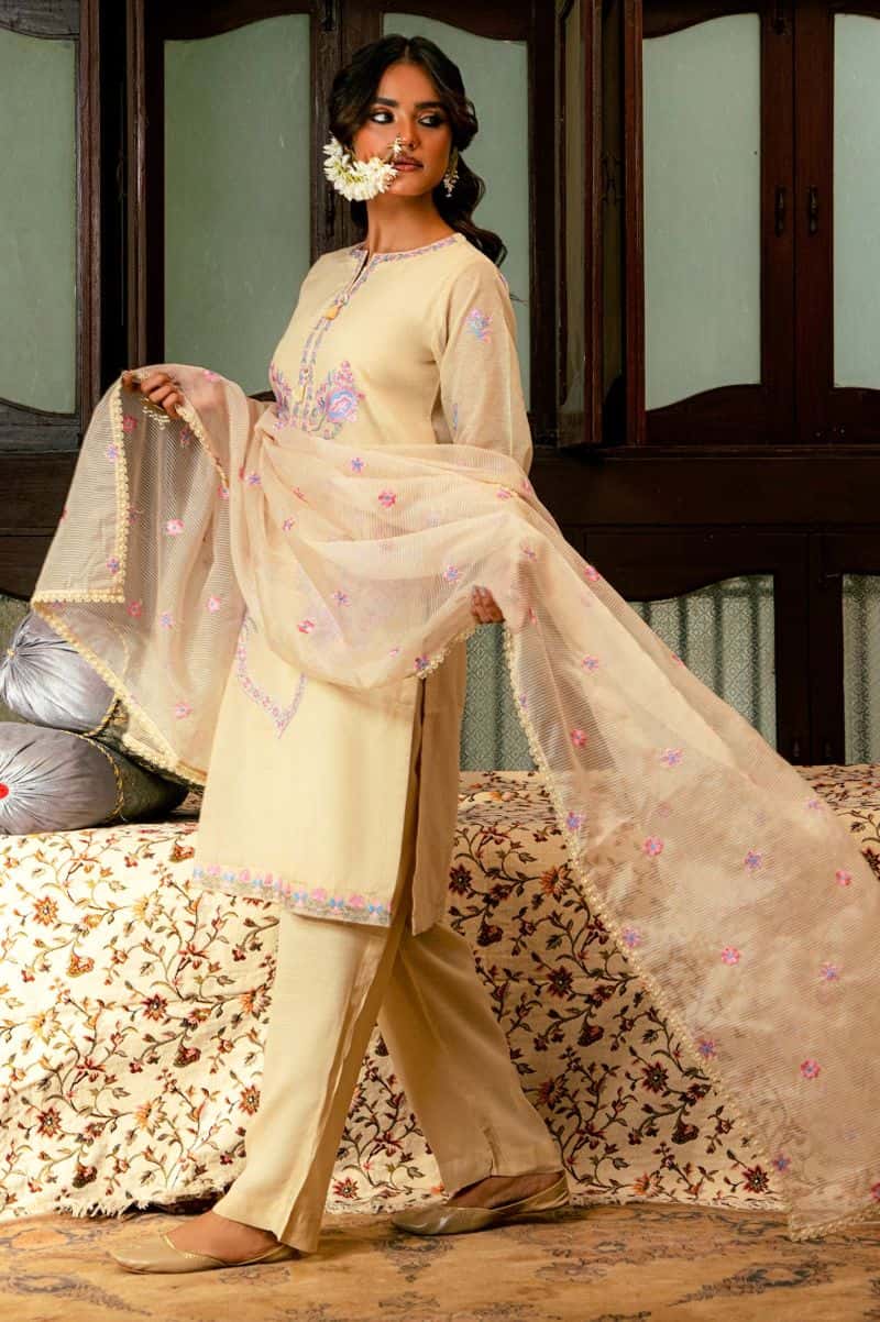 Embroidered 3PC - alternate view