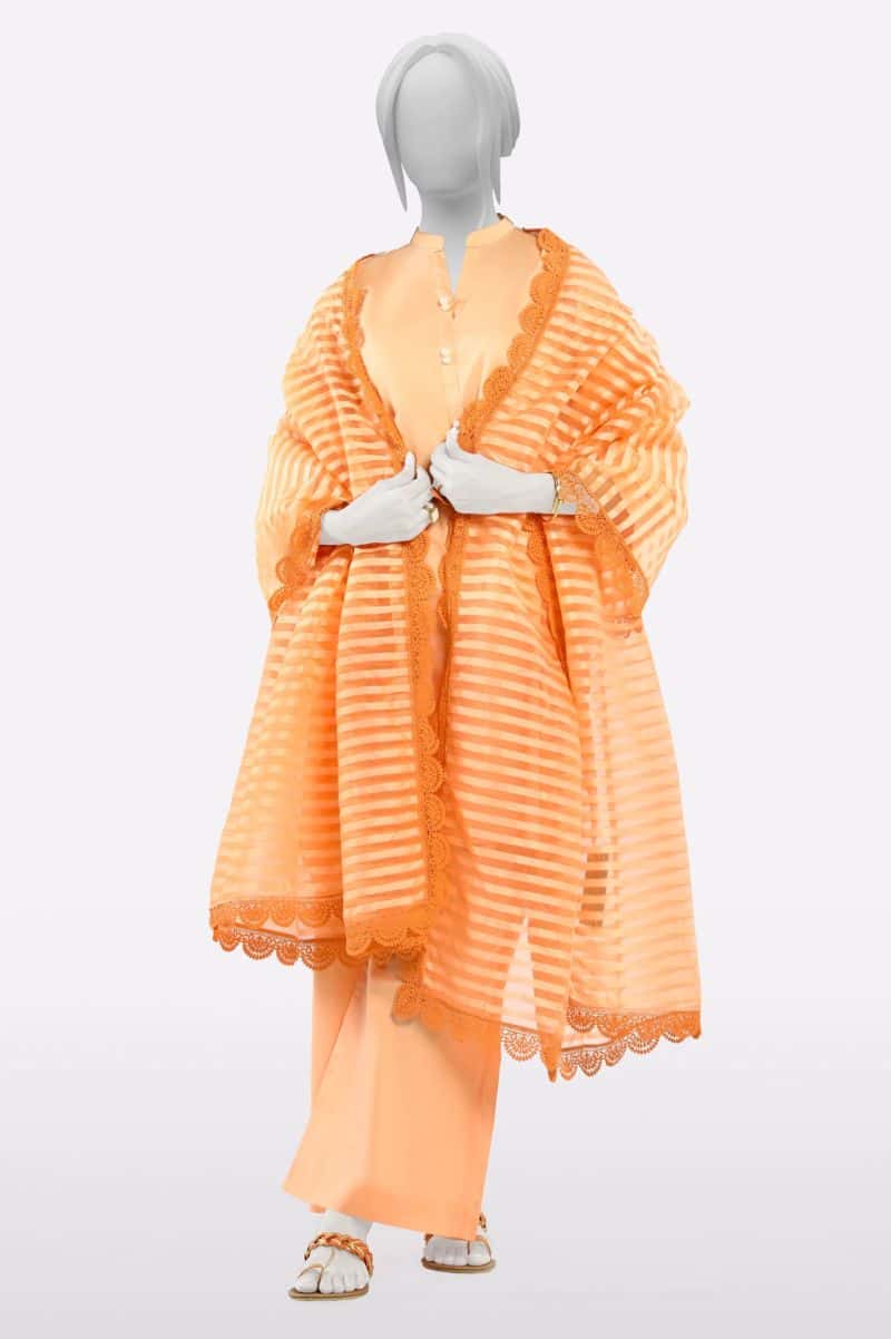 Plain Dupatta - alternate view