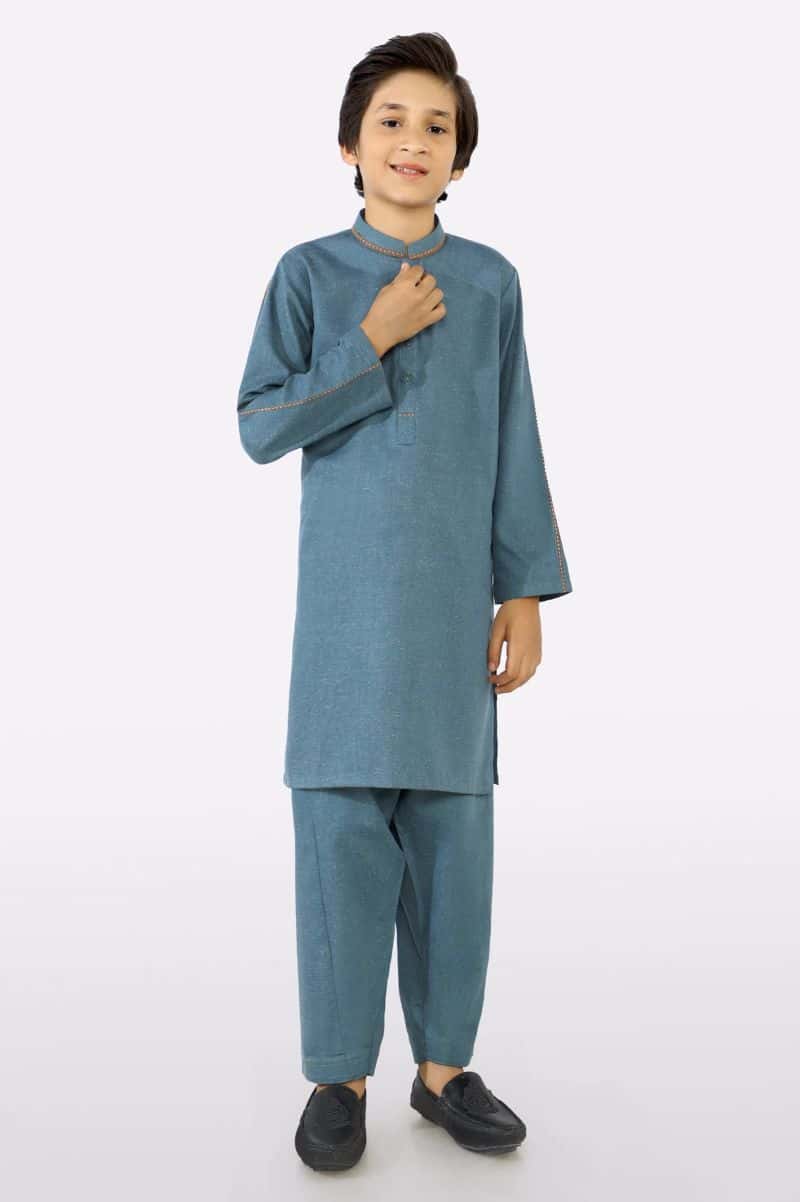Green Boys Kameez Shalwar