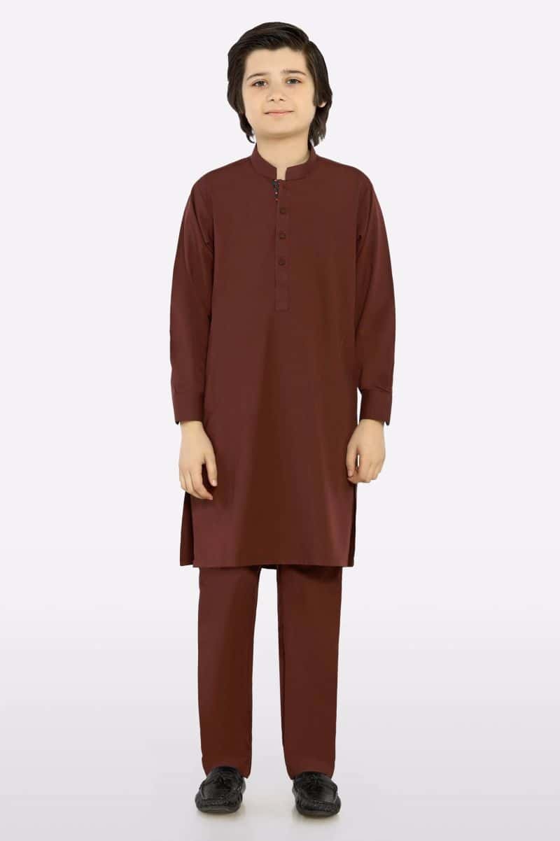 Maroon Boys Kurta Pajama