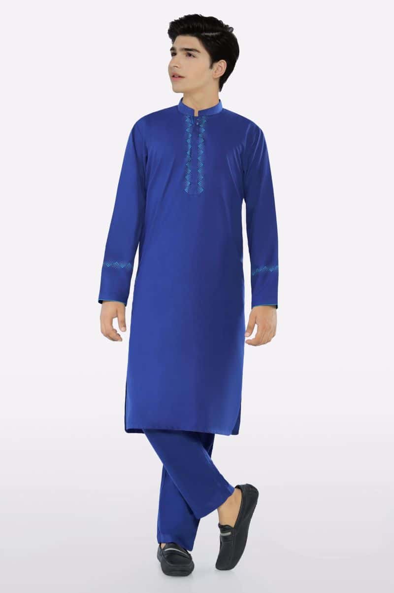 Royal Blue Teens Kurta Pajama