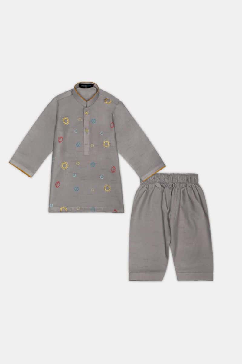Light Grey Infant Kurta Shalwar