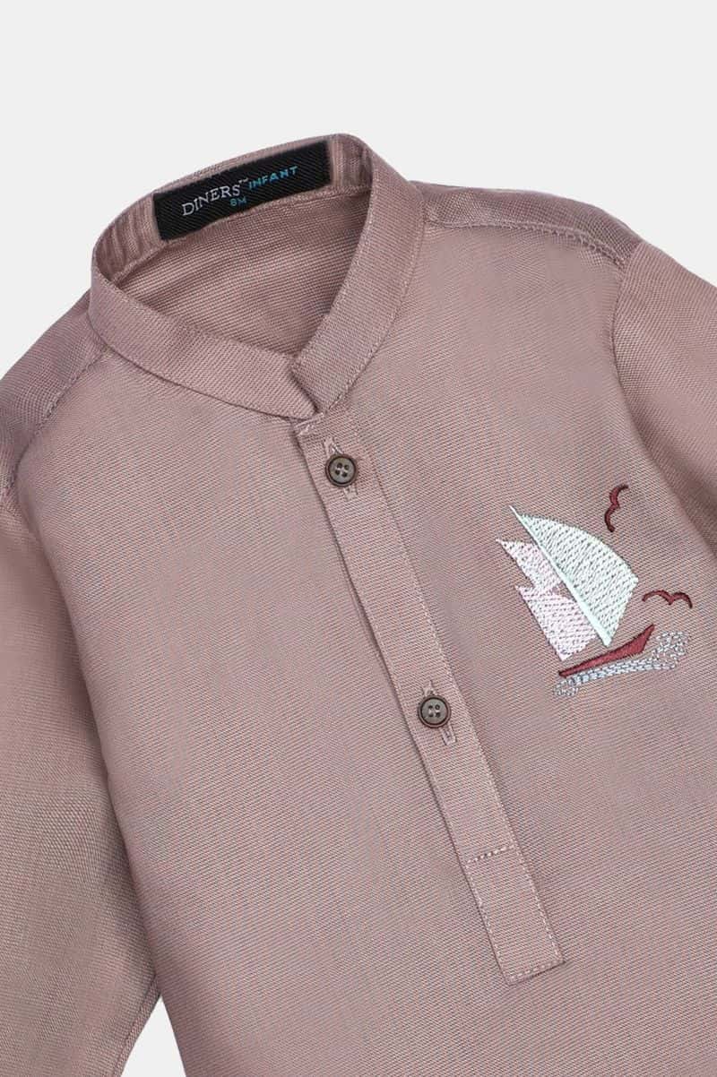 Light Purple Infant Kurta Shalwar - alternate view