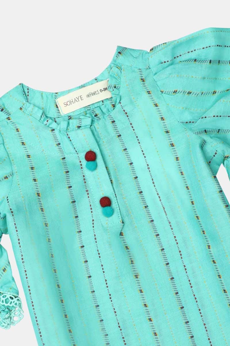 Sea Green Stylised Infant 2PC - alternate view
