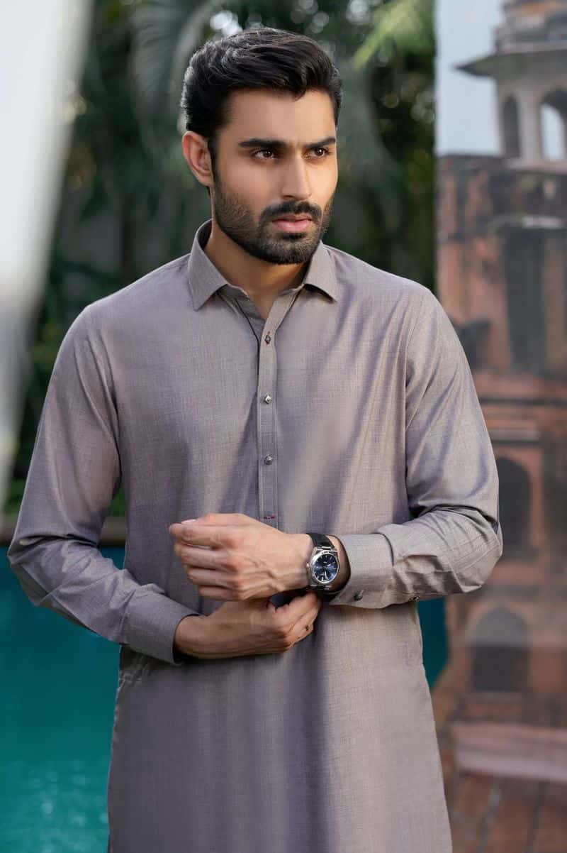 Light Purple Wash & Wear Shalwar Kameez