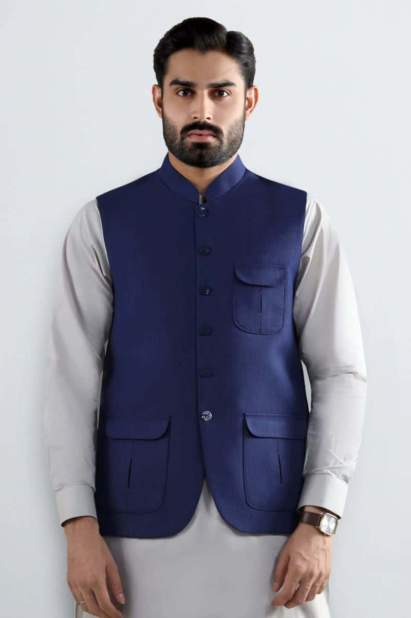 Dark Blue Waistcoat
