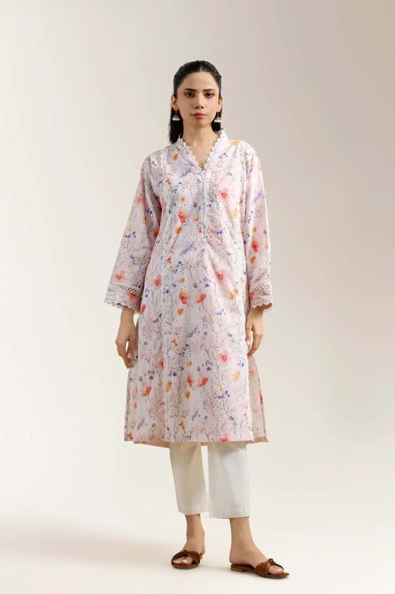 Women's Multi-Color Embroidered Kurti