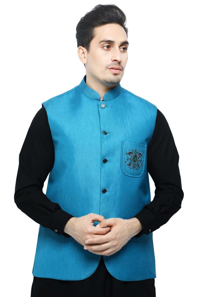 Teal Waistcoat