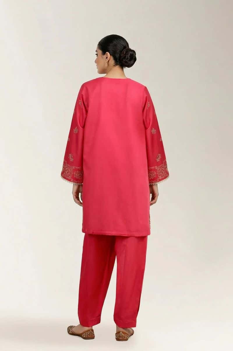 Embroidered Unstitched 2PC - alternate view