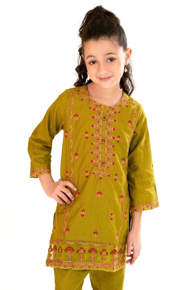 Embroidered Girls 2PC - alternate view
