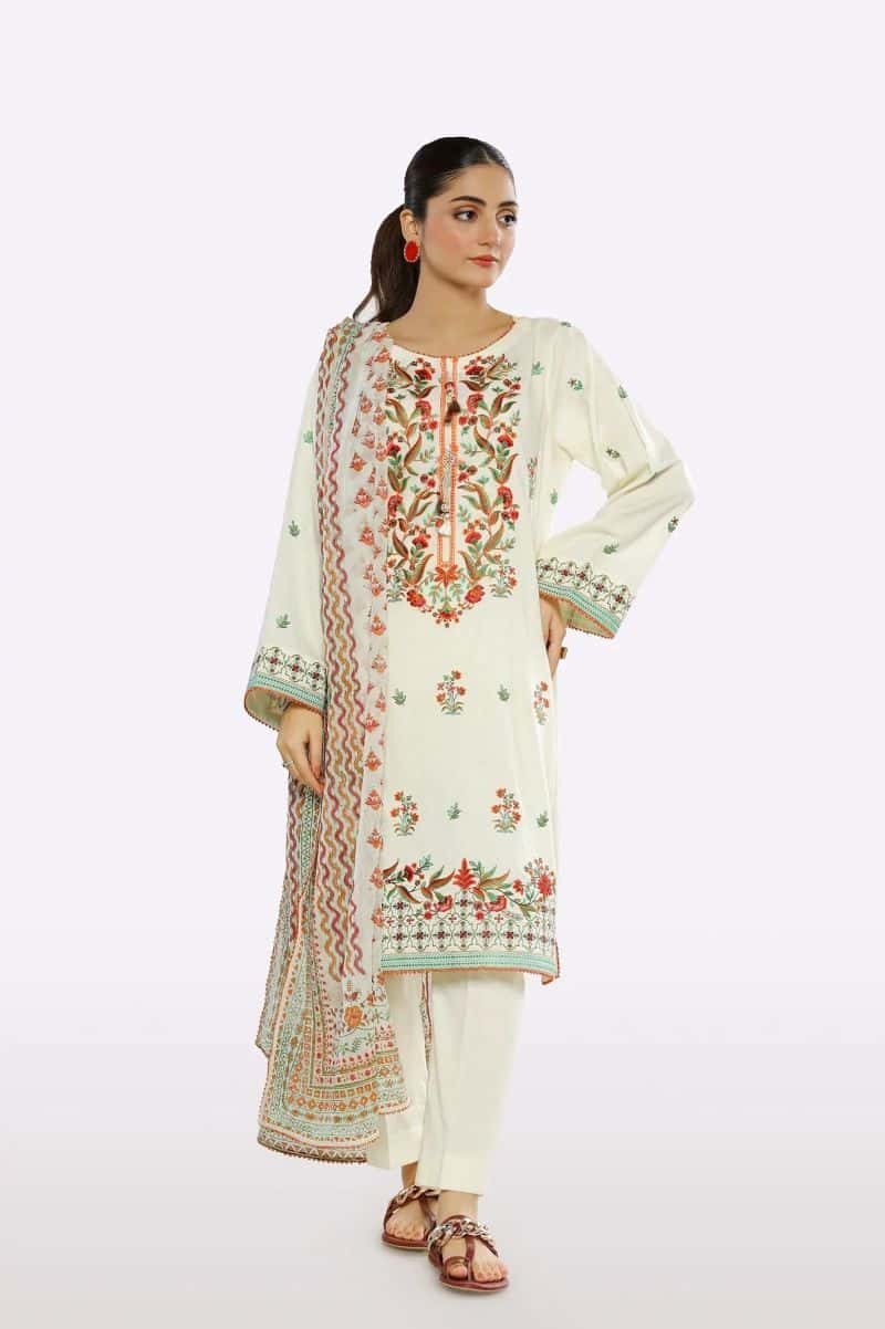 Embroidered Unstitched 2PC