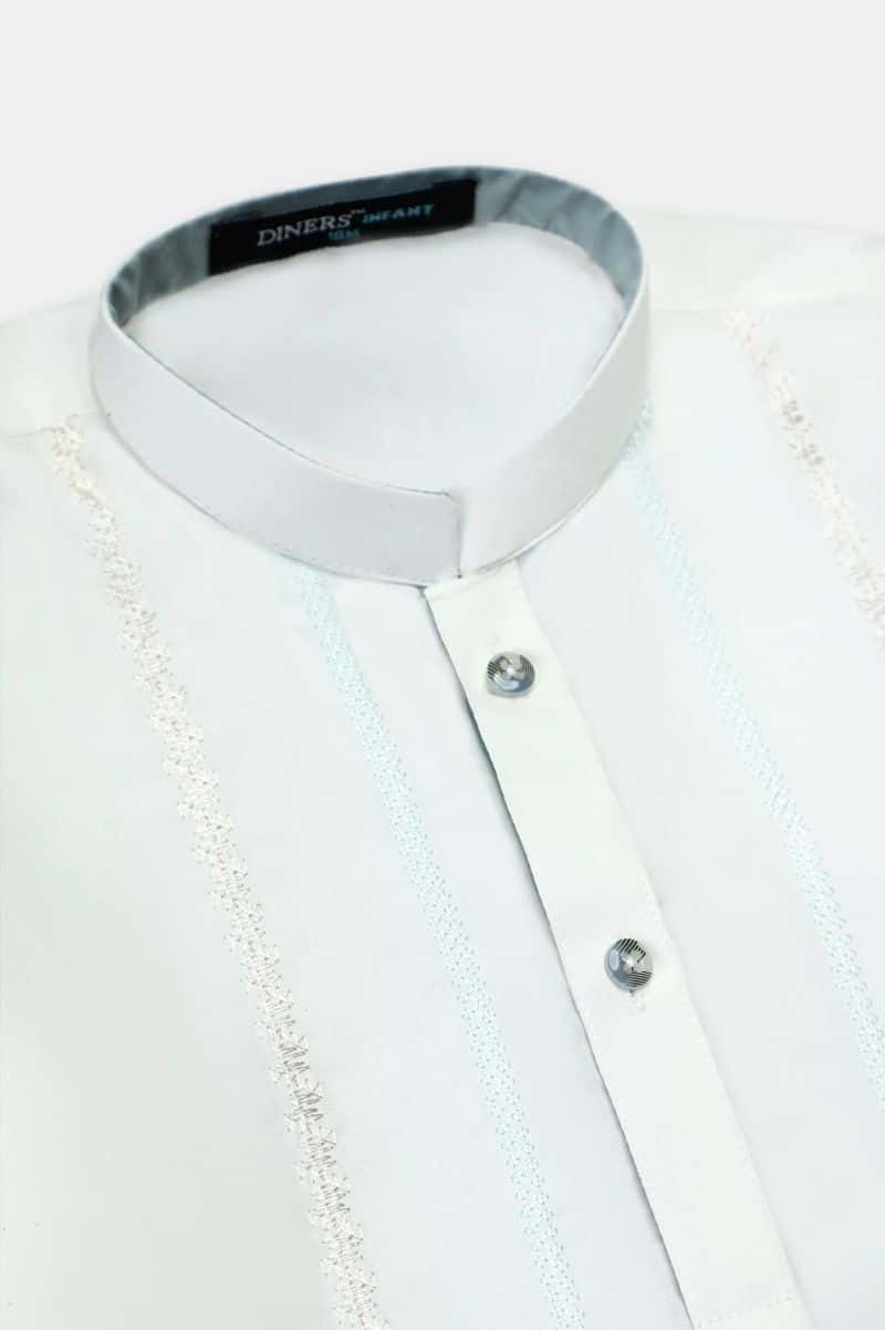 Off White Infant Kurta Shalwar - alternate view