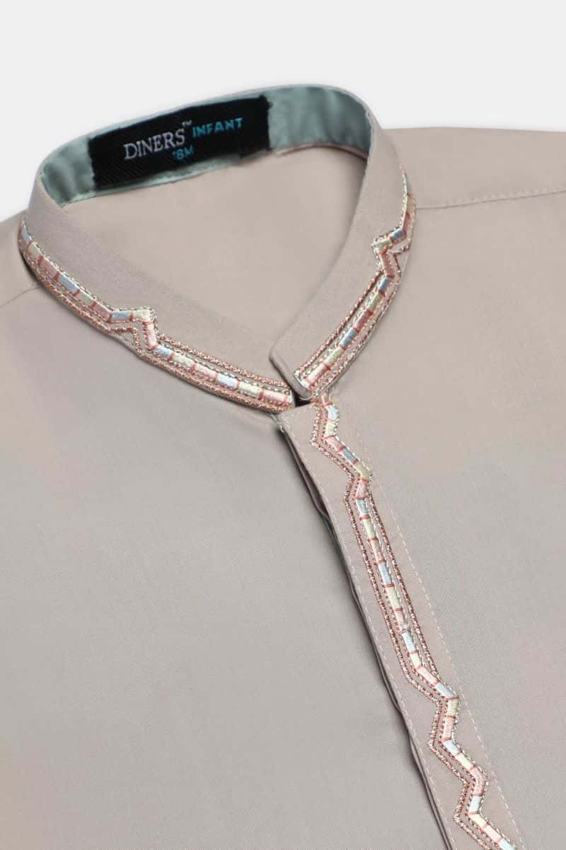 Tea Pink Infant Kurta Shalwar - alternate view
