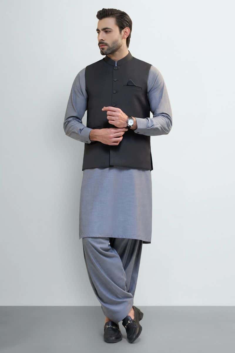 Dark Grey Waistcoat - alternate view