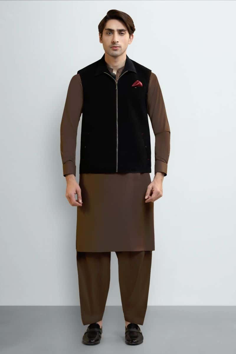 Charcoal Waistcoat - alternate view